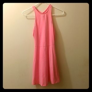 Very cute Bubblegum Pink Dress.back cutouts